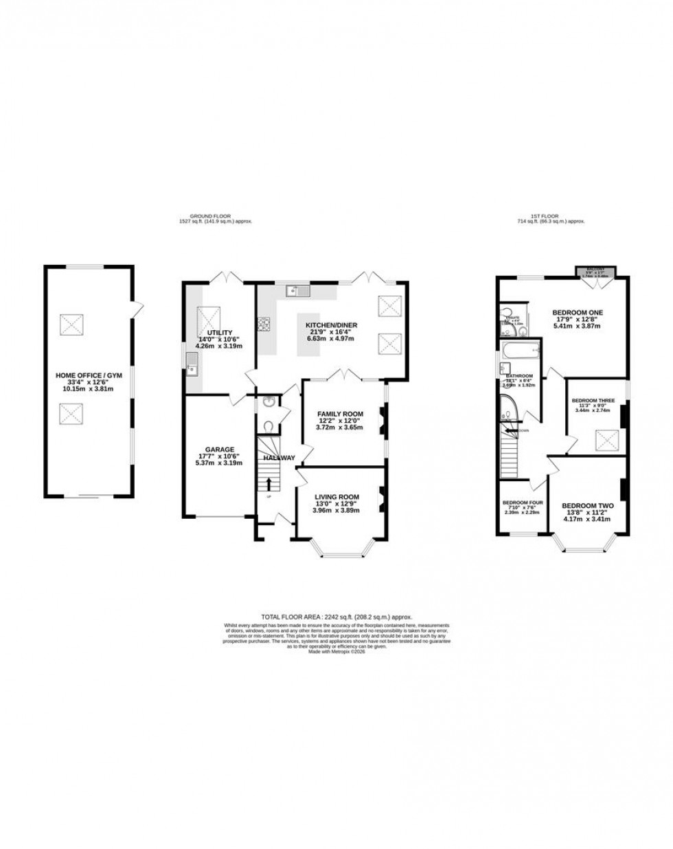 Floorplan for Henley Road, Caversham, Reading