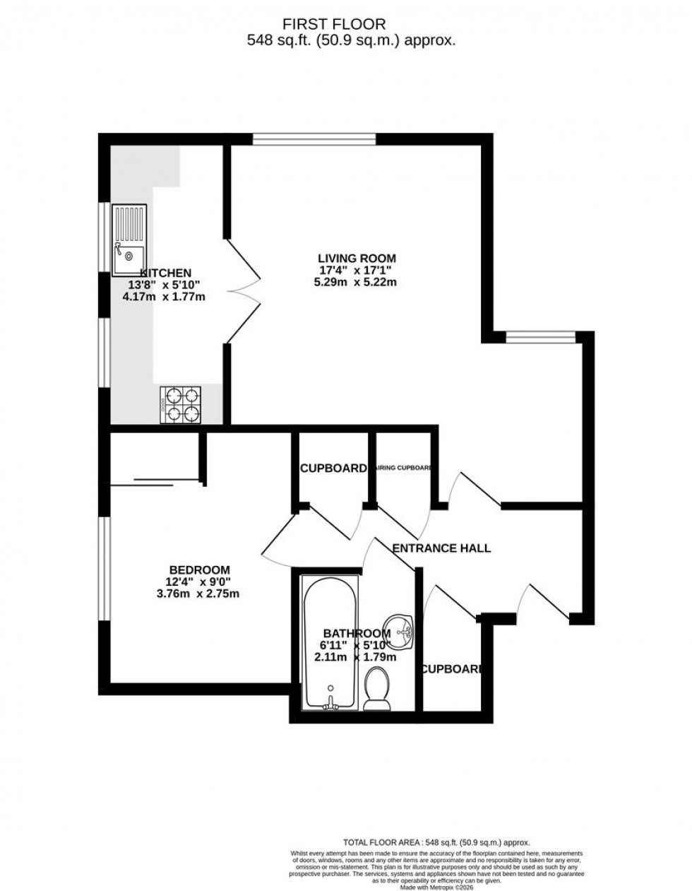 Floorplan for St Marys Grove, Reading, Berkshire