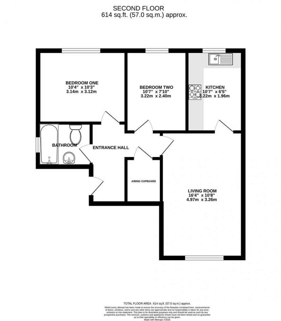 Floorplan for Regent Court, Reading, Berkshire