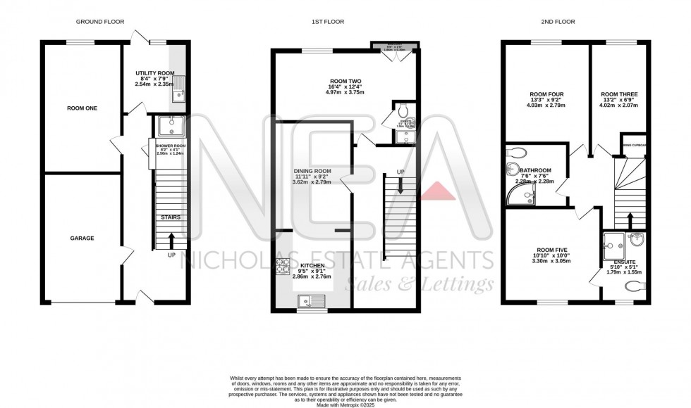 Floorplan for Pascal Crescent, Shinfield, Reading