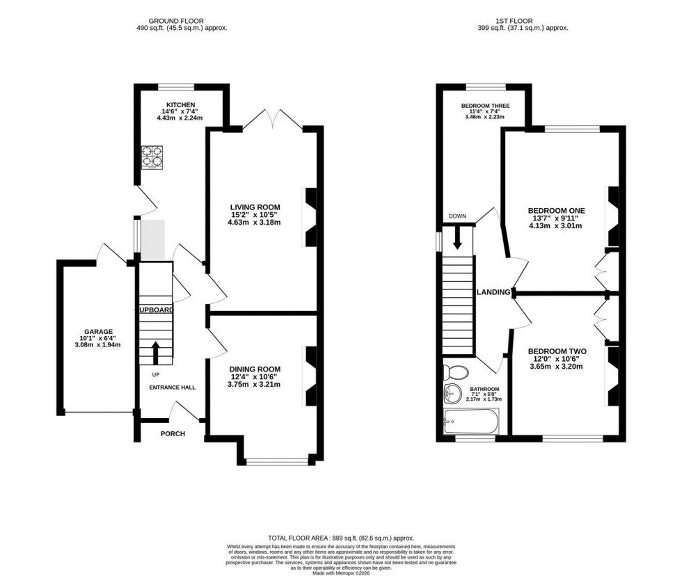 Floorplan for Hemdean Road, Caversham, Reading