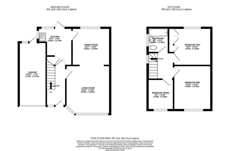 Floorplan for Sheridan Avenue, Caversham, Reading