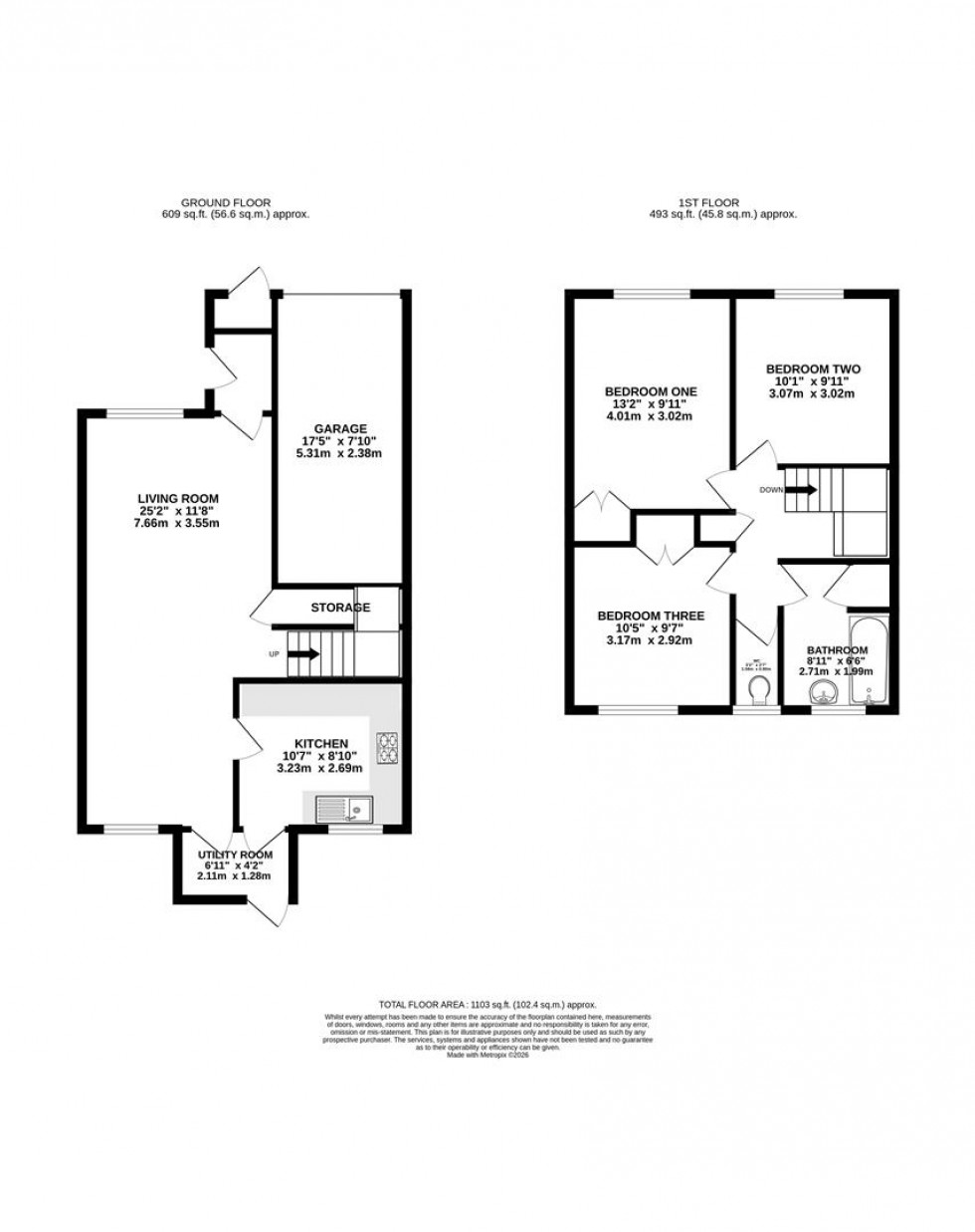Floorplan for Kingsway, Caversham, Reading