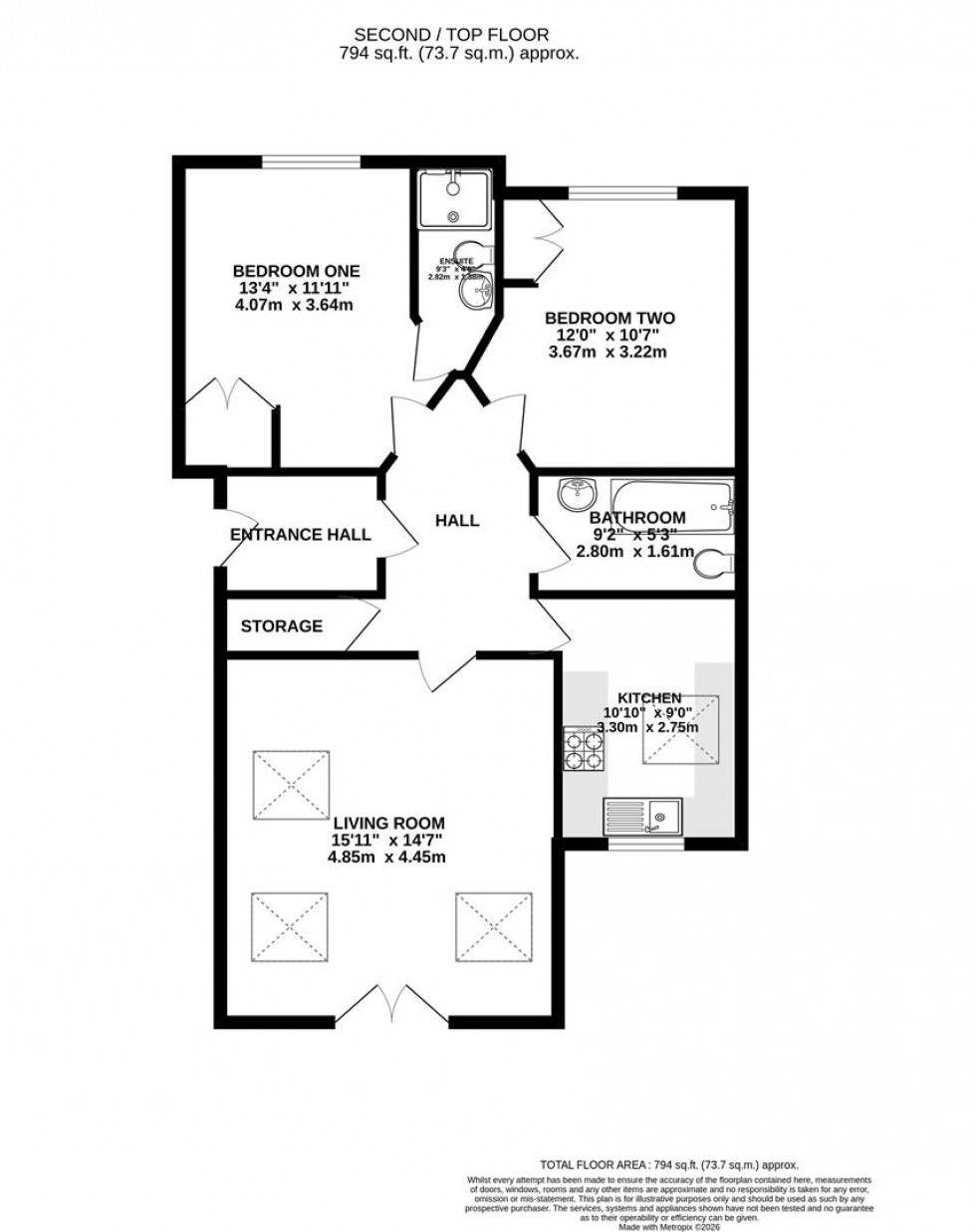 Floorplan for Derby Road, Caversham, Reading