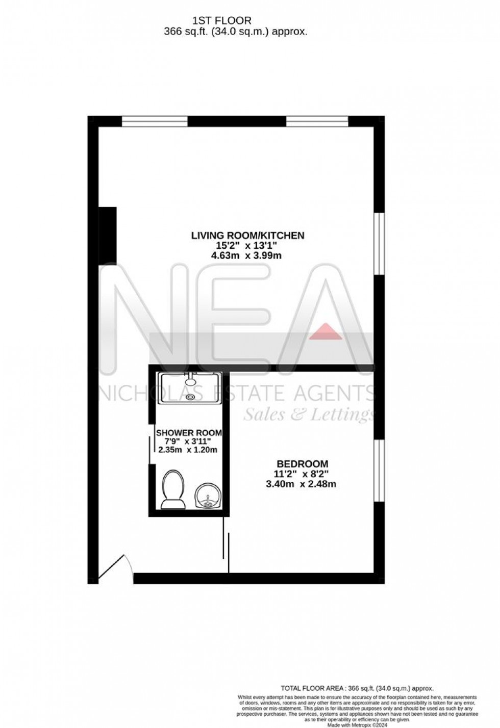Floorplan for Gosbrook Road, Caversham, Reading