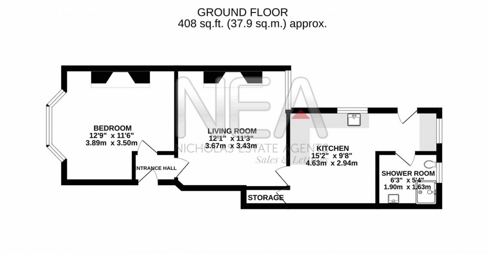 Floorplan for Tidmarsh Street, Tilehurst, Reading