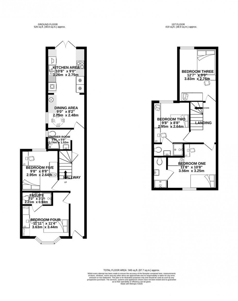 Floorplan for Wilson Road, Reading, Berkshire