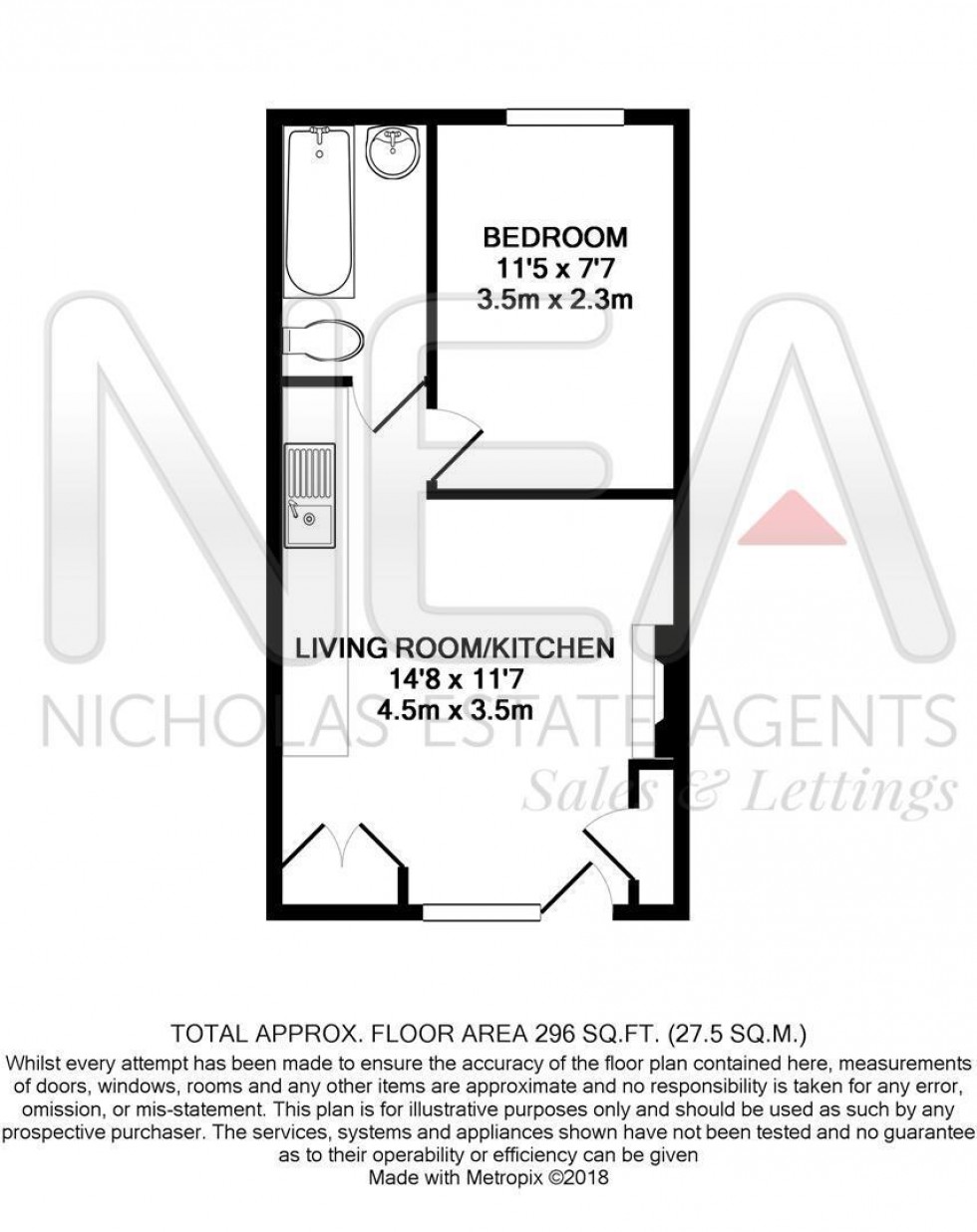 Floorplan for Prospect Street, Caversham, Reading