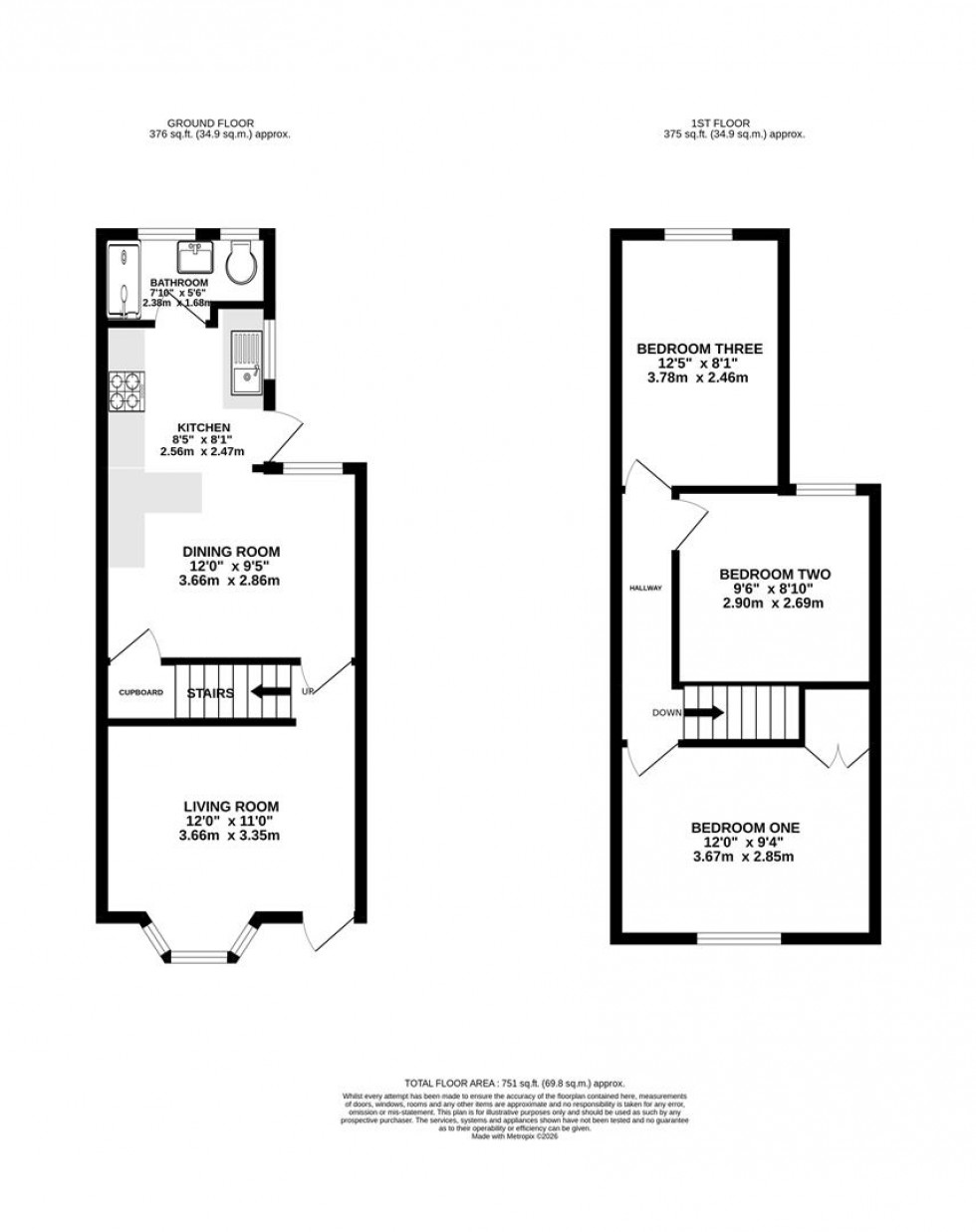 Floorplan for Queens Road, Caversham, Berkshire