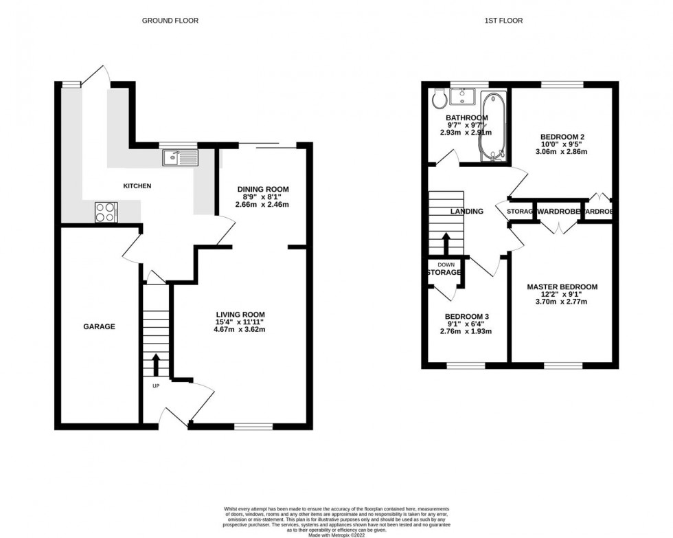 Floorplan for The Willows, Caversham, Reading