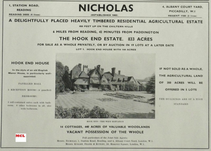 Nicholas Estate Agents 1900 - 1950